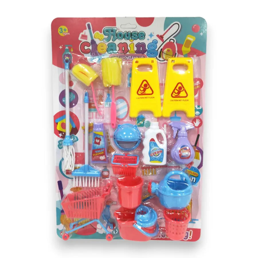 Pretend play cleaning set