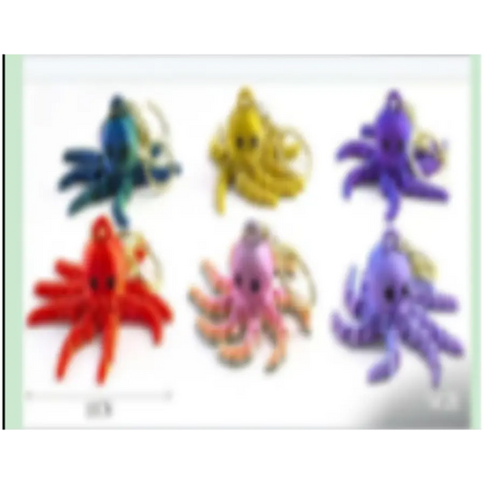Cute 3D Printing Octopus Keychain Budget Store UK