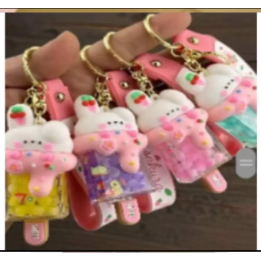 Adorable Knitted Rabbit Keychain for Everyday Use