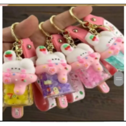 Adorable Knitted Rabbit Keychain for Everyday Use