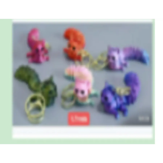 3D Printing Fingerlings Pinkies Pet Toy for Kids