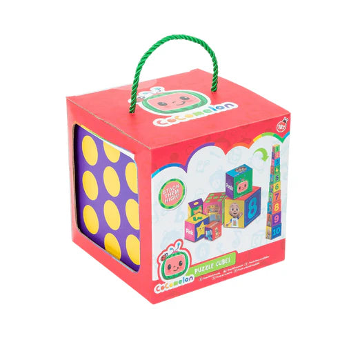 CoComelon Educational Puzzle Stacking Cubes