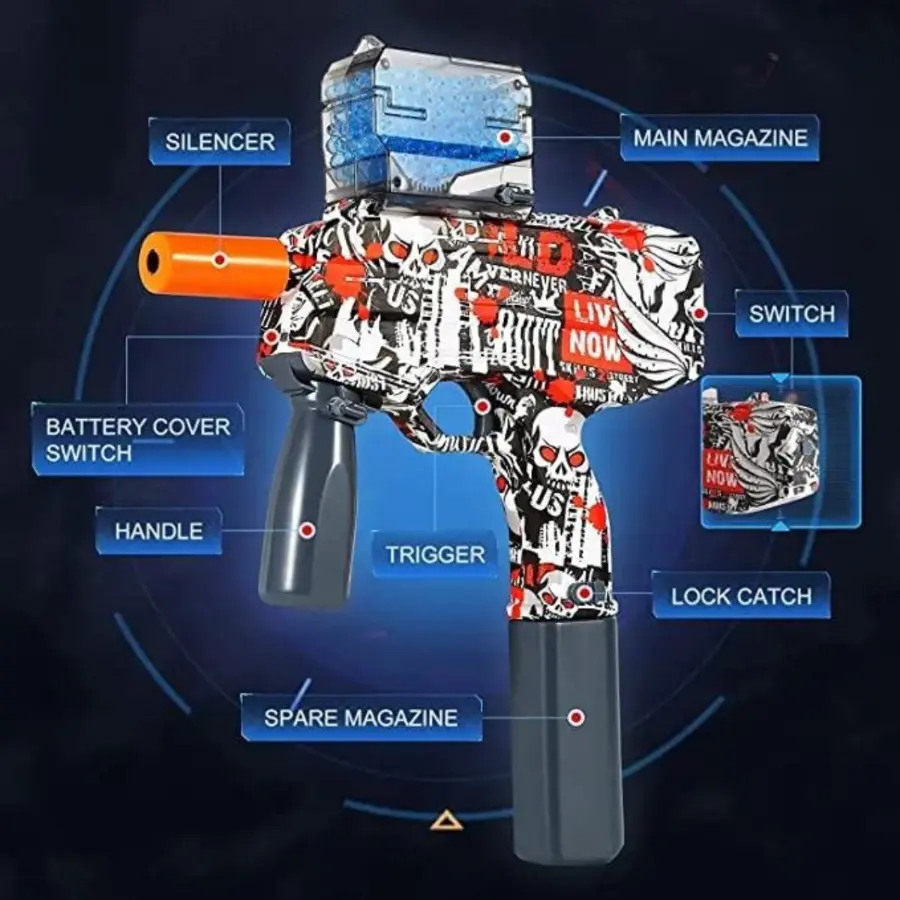 Electric Water Polo Toy for Outdoor Shooting Games