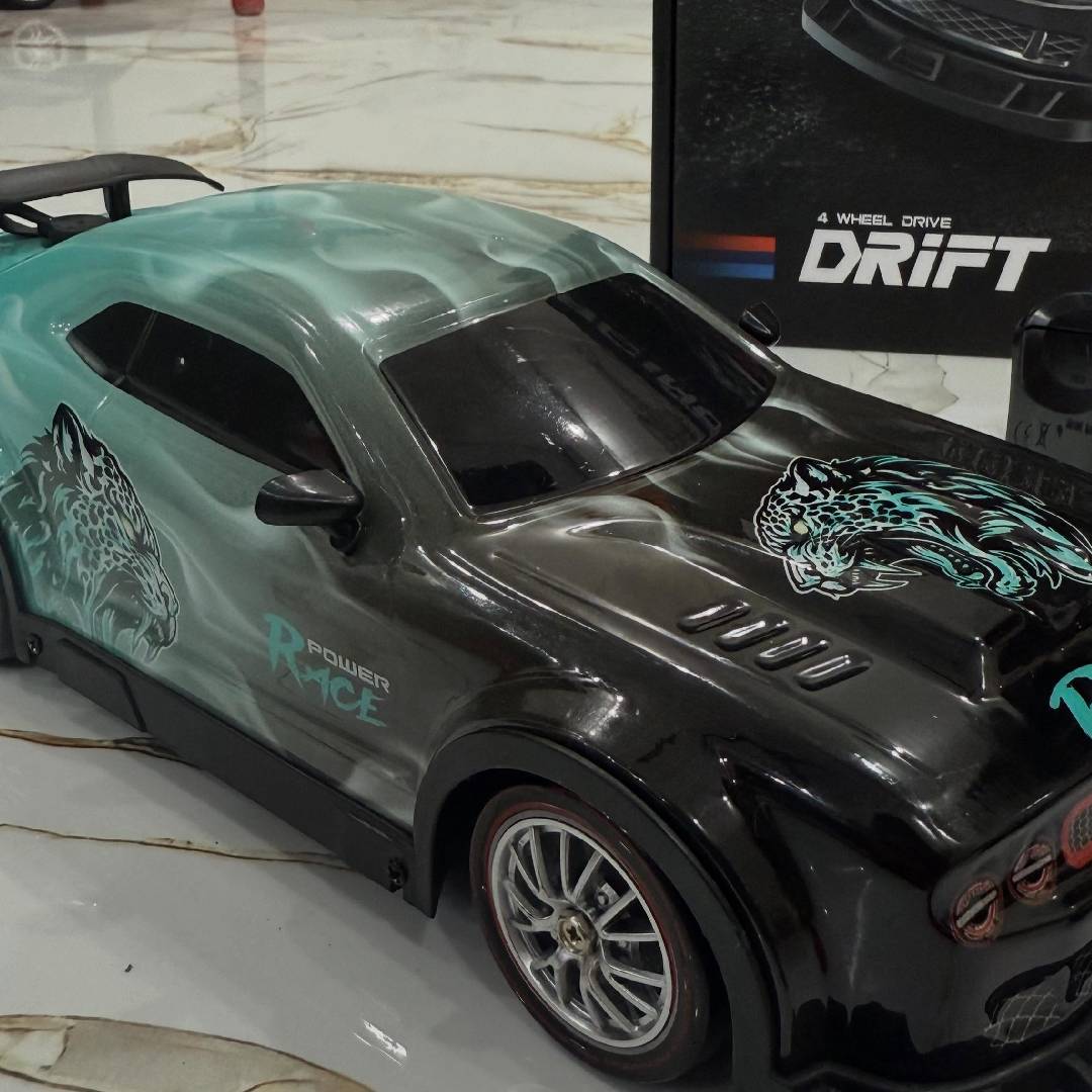 1:16 4WD RC Drift Car with LED Lights & Steam Effect
