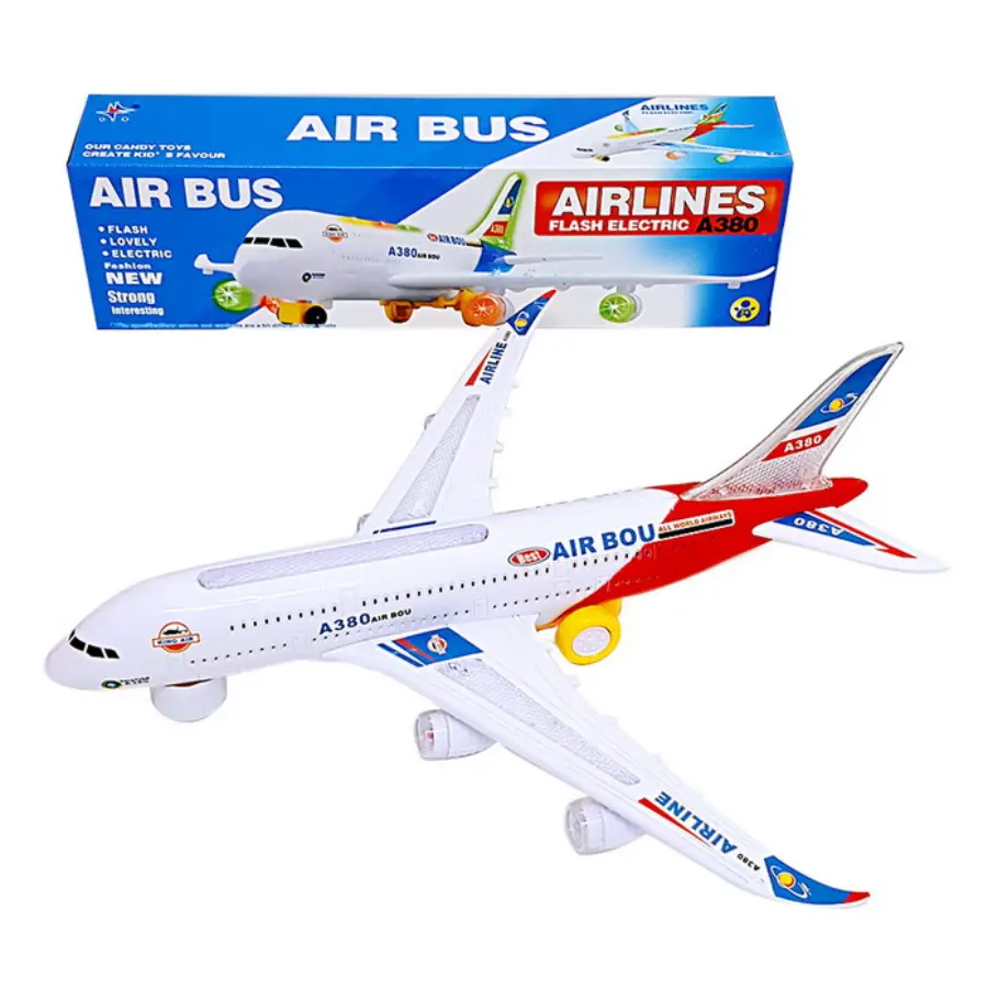 Aeroplane Flash Electronic Airline A380 Toy With Lights and Sound