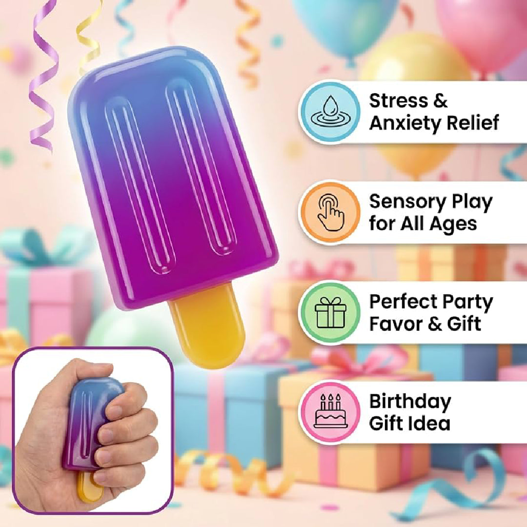 Nice-Sicle ice cream popsicle squishy slow rising stress relief sensory fidget toy for kids and adults