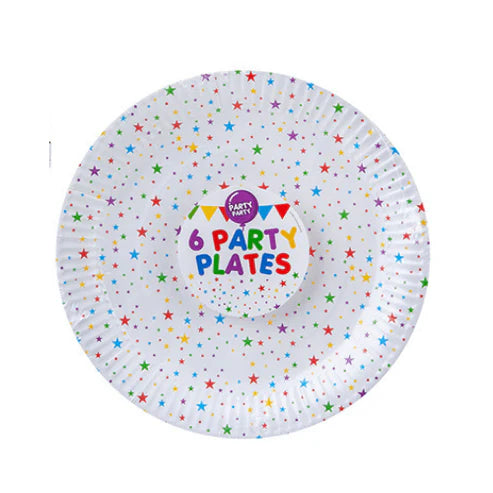 6 Pack Of Birthday Party Plates for kids at Budget Store