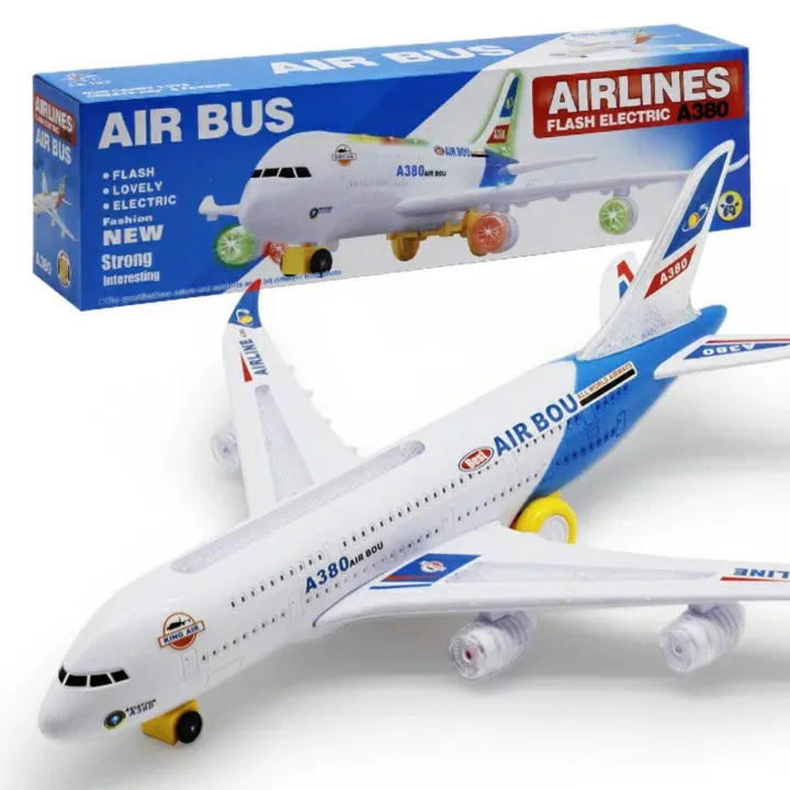 Aeroplane Flash Electronic Airline A380 Toy With Lights and Sound