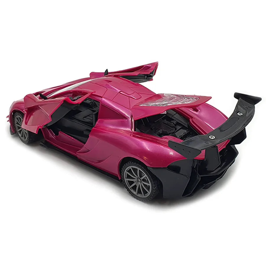 Remote Control High-Speed Car - Swing-Up Doors, Lights & Sound & Speed Racing Car