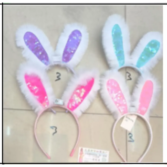 Soft Plush Rabbit Ears Headband for Kids and Adults Budget Store UK