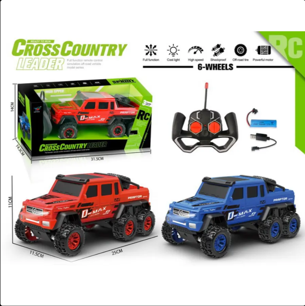 Remote Control Off-Road Truck 6 Wheel Drive - Perfect for Off-Road Adventure