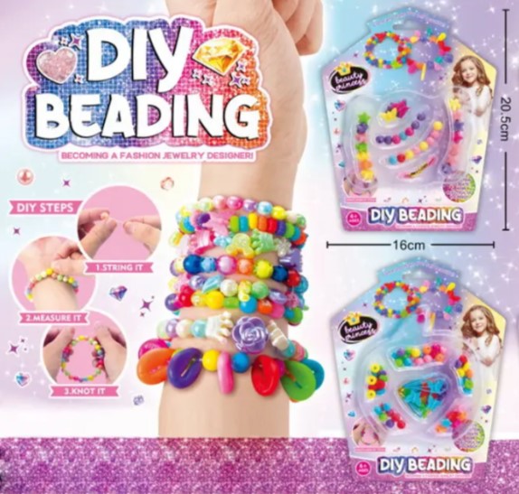 Jewellery Making Kit for Kids UK – Beaded Bracelet Craft Kit for Girls DIY Set