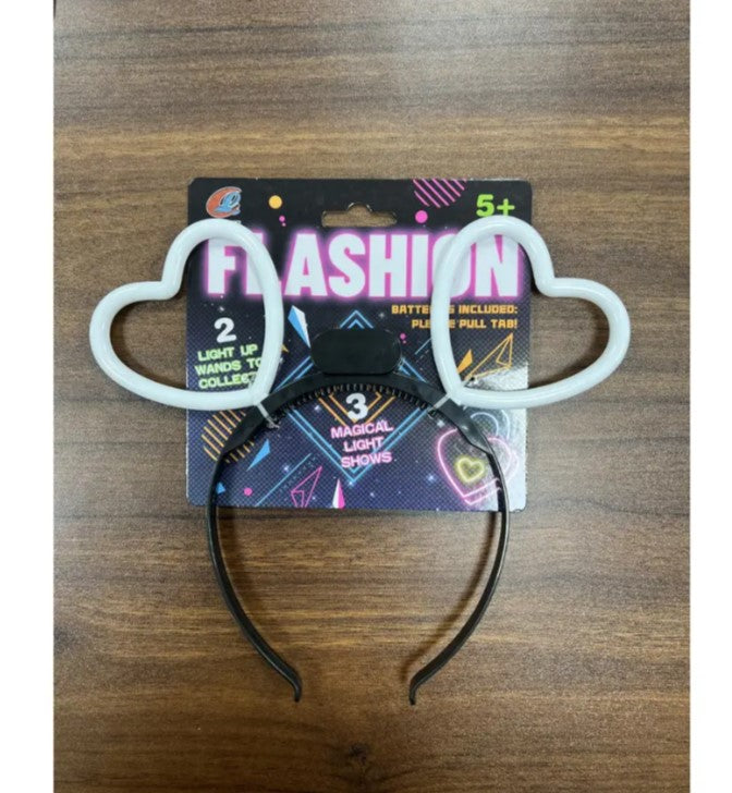 LED Unicorn Headband Light Up Kids Glowing Horn & Ears Party Toys