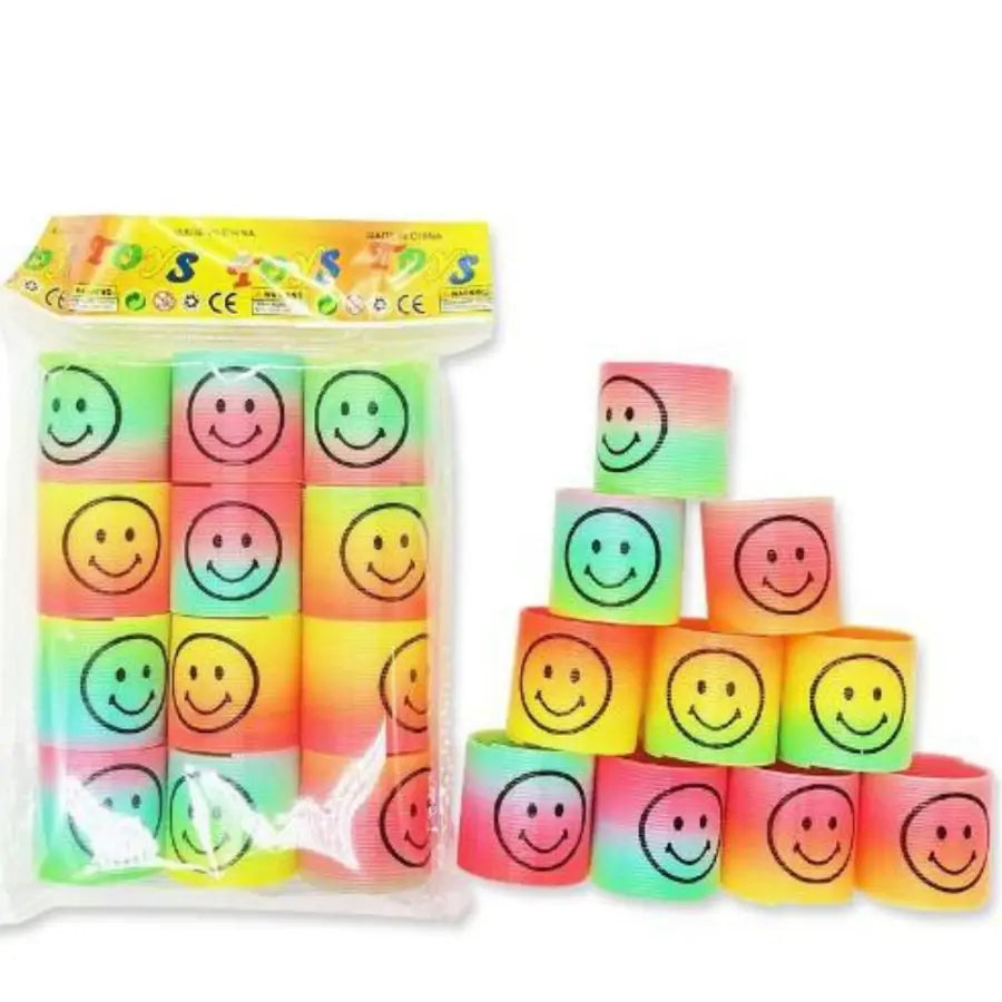 rainbow spring emoji toy