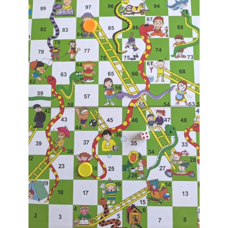 snakes & ladders board game,
