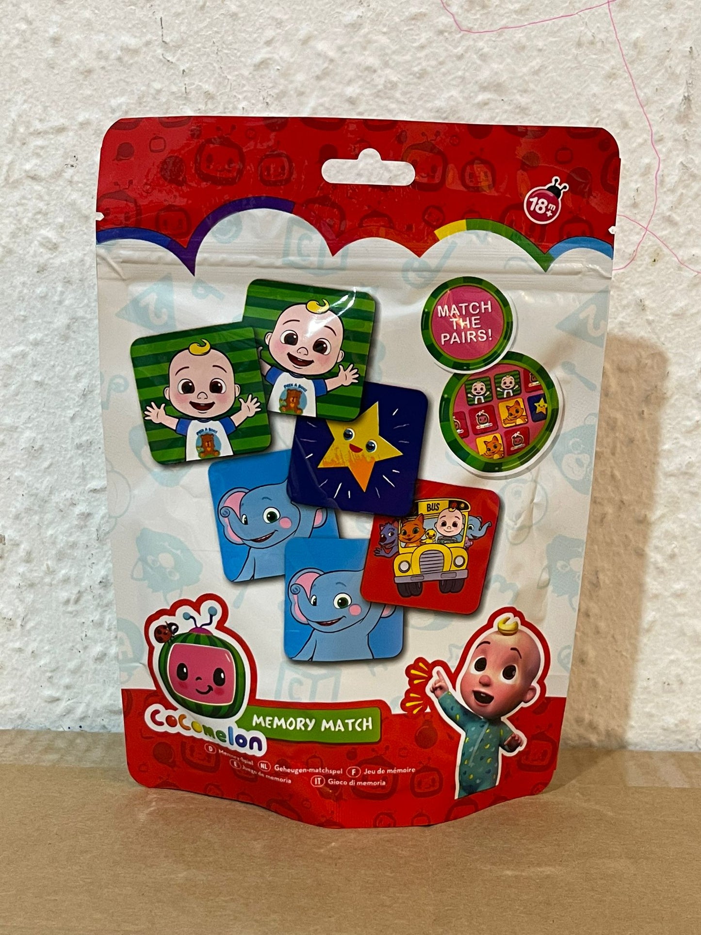 Cocomelon Memory Match Card Game for Kids Educational Fun