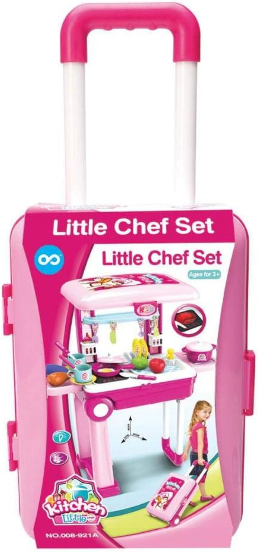 Childrens Kitchen Play Set - Chef Kitchen Play Set Toy for Kids