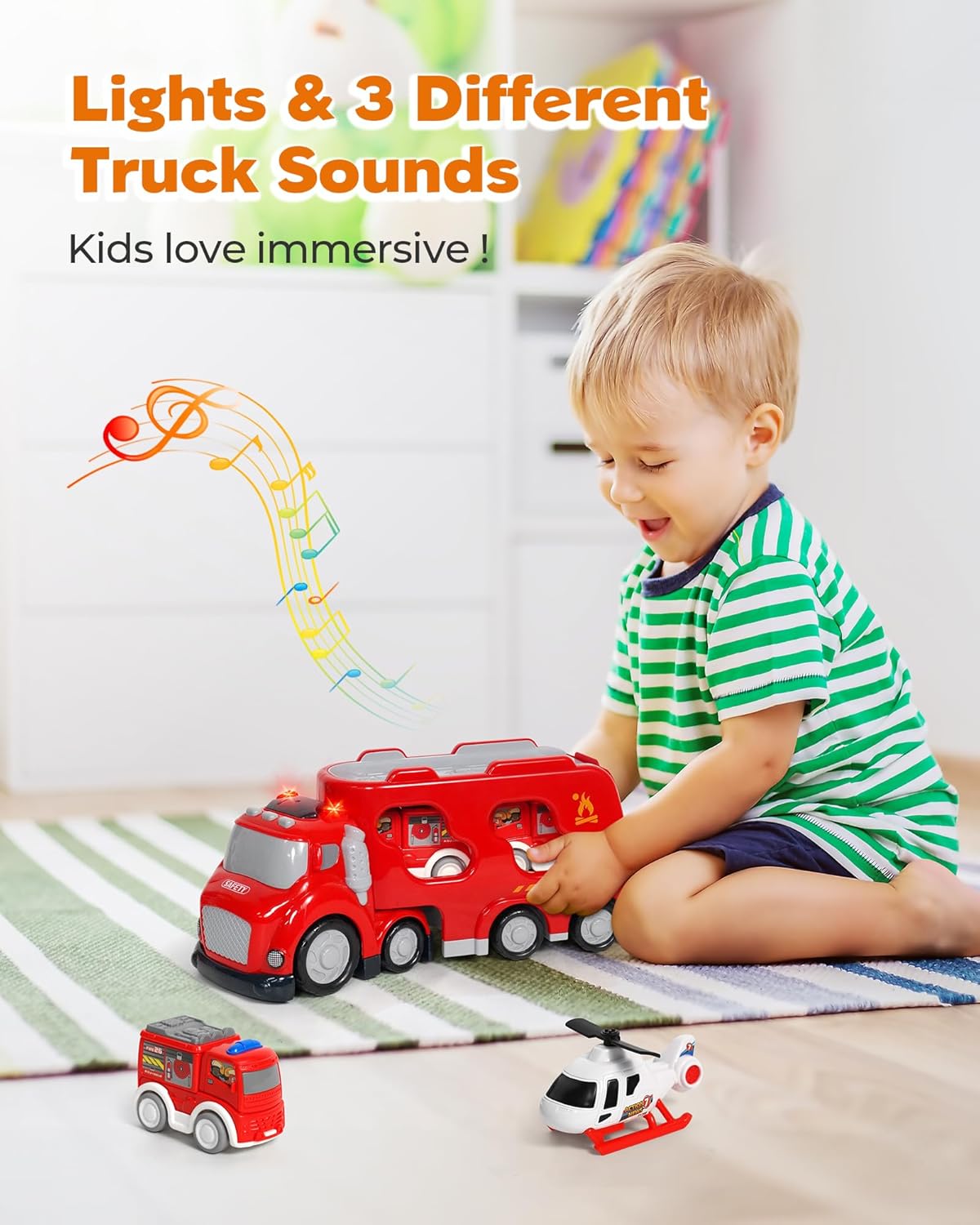 Fire truck toy gift for kids UK
