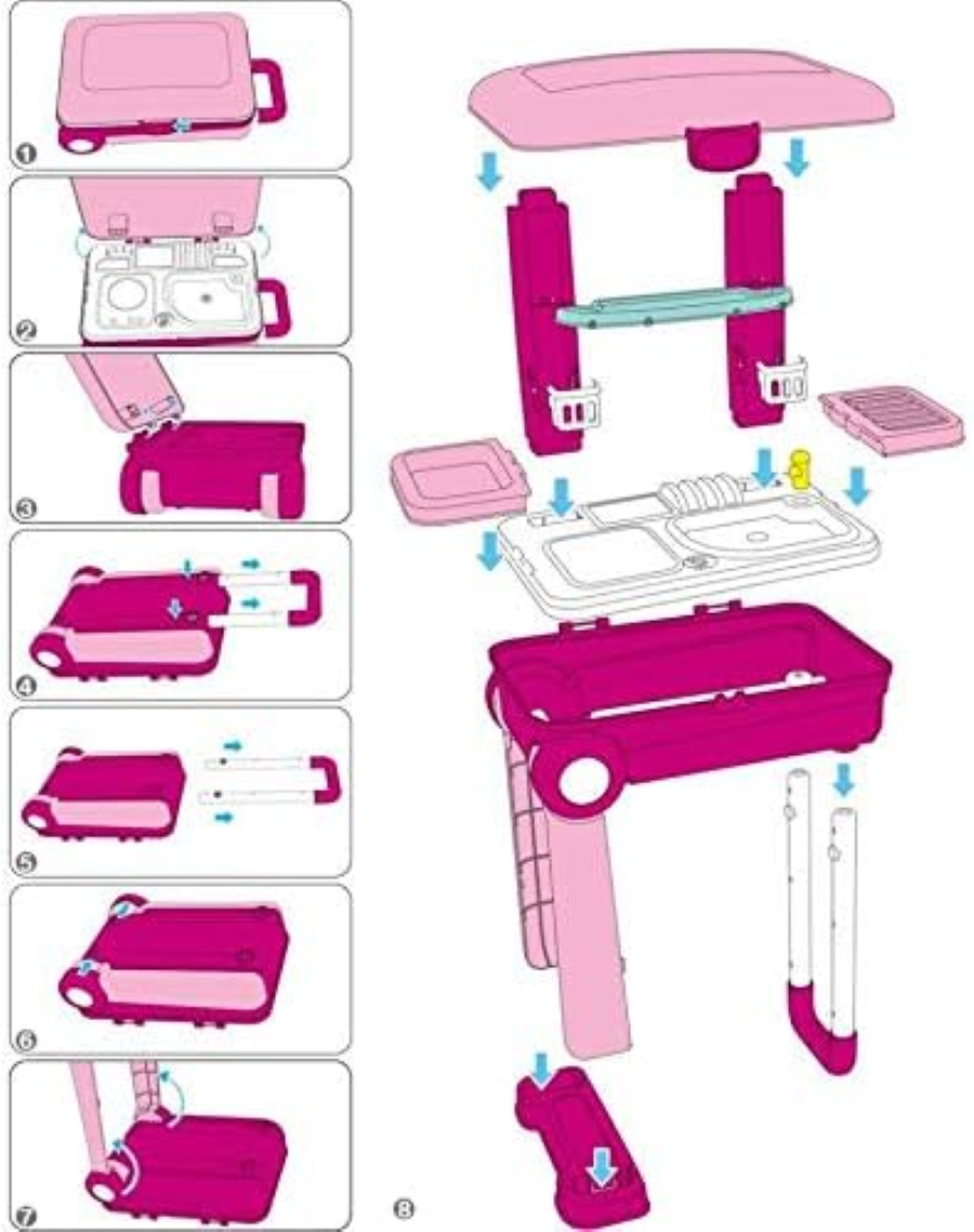 Childrens Kitchen Play Set - Chef Kitchen Play Set Toy for Kids