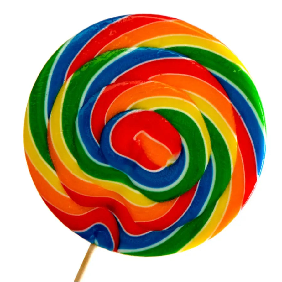 rainbow swirl lollipops bulk,