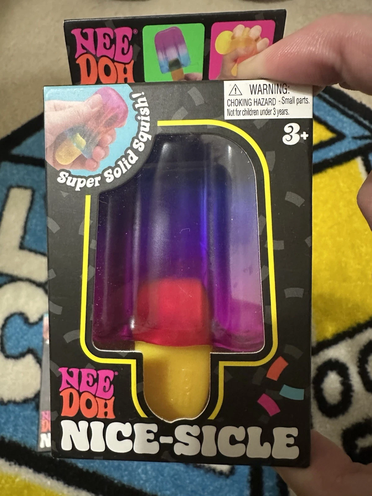Ice Lolly Squishy Fidget Toy Solid Stress Relief Pocket Sensory To