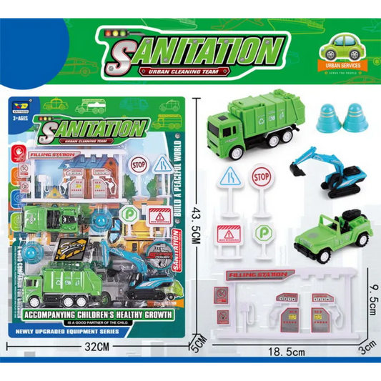Kids Sanitation Vehicle Playset – Fun & Educational Toy for Kids