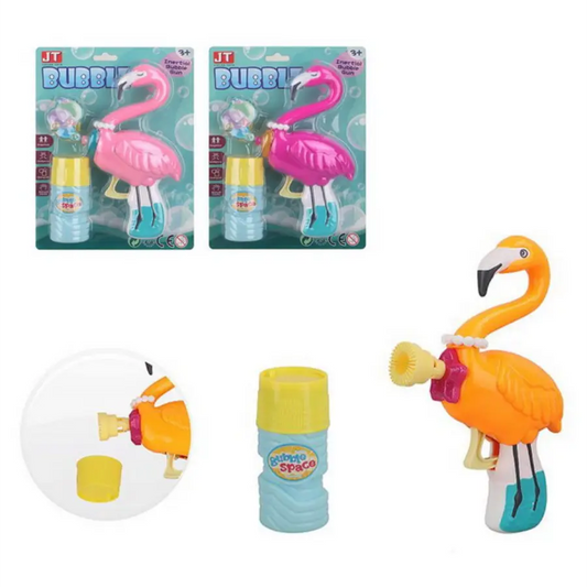 Flamingo Air Pressure Bubble Gun – Fun Outdoor Toy for Kids