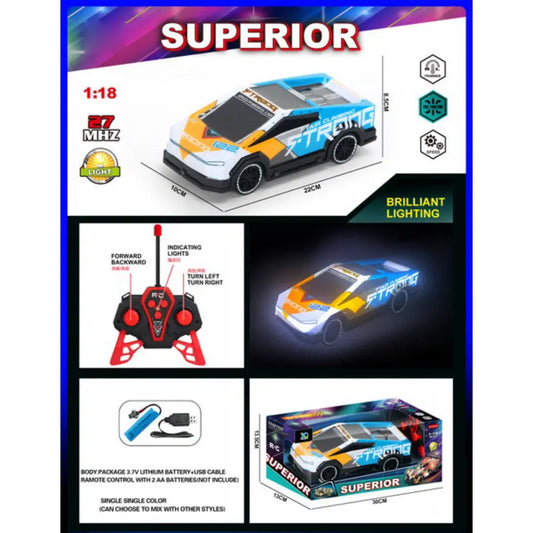 Four Way Light RC Racing Car Toy for Kids Budget Store UK