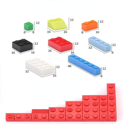 1000PCS building blocks set for kids educational construction bricks STEM toy colourful DIY building play set