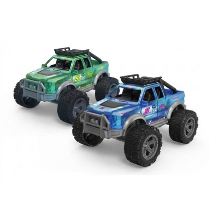 1:32 Speed Chase Jeep toy car with friction powered action lights and sound off road SUV vehicle toy for kids