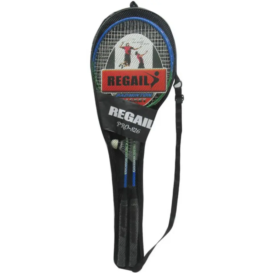 badminton racket and,