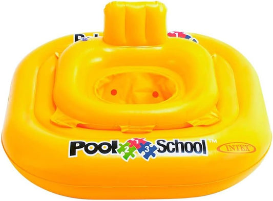 Pool School Deluxe Baby Float – Kids Swimming Seat Beach Toys Infant Pool Float