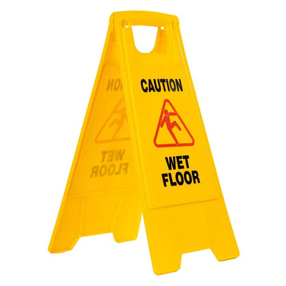 Warning Caution Wet Floor Sign Board Wet Floor Stand Yellow Safety Signs Board