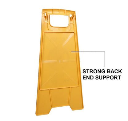 Cleaning Progress Caution Board Wet Floor Yellow Stand Safety Sign Board