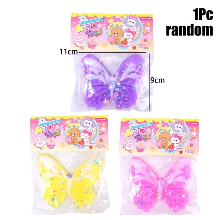 Butterfly Taba Squishy Toy – Soft Fidget Toys Colorful & Stress-Relief Fun