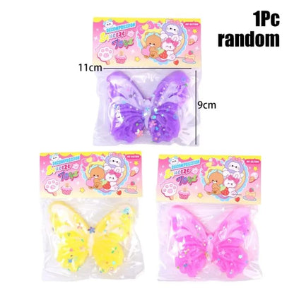 Butterfly Taba Squishy Toy – Soft Fidget Toys Colorful & Stress-Relief Fun