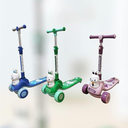 3 Wheel Kids Scooter – Foldable Skate Scooter Cycle Safe & Fun Ride-On Toy