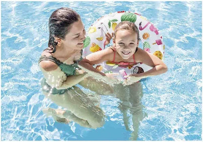 Intex Lively Print Swim Rings – Bright & Fun Inflatable Pool Ring for Kids