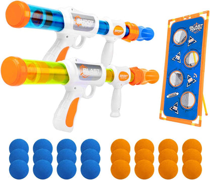 Soft Bullet Gun Launcher – Kids Safe Shooting Toy with Foam Bullets