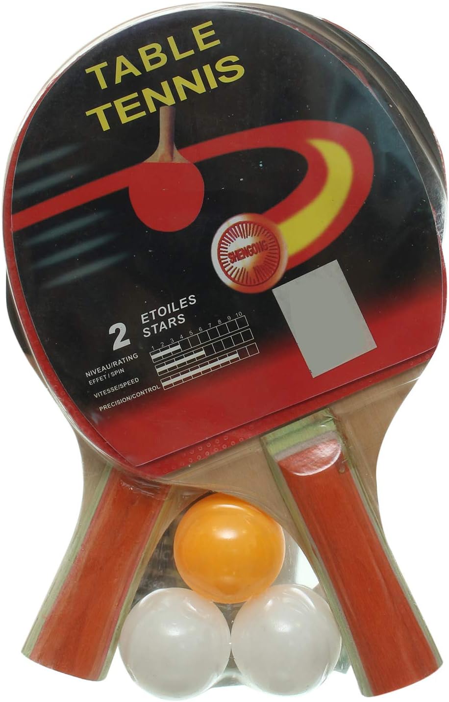 Premium Table Tennis Bats – Bulk Sports Tennis Rackets Set For Kids & Adults