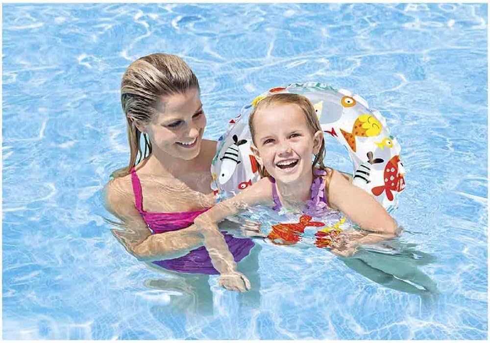 Intex Lively Print Swim Rings – Bright & Fun Inflatable Pool Ring for Kids