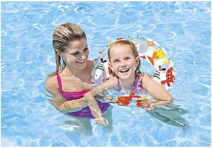 Intex Lively Print Swim Rings – Bright & Fun Inflatable Pool Ring for Kids
