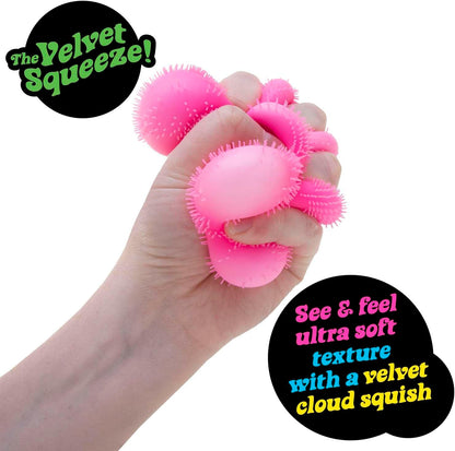 Fuzz Ball Soft Squishy Retro Fidget – Fuzzy Sensory Stress Toy