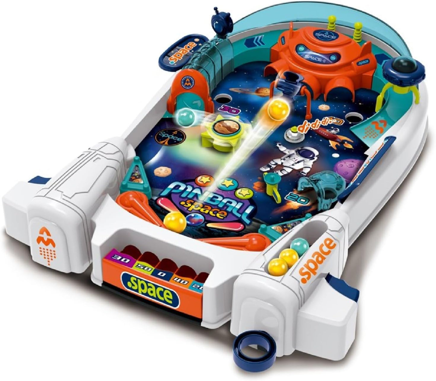 Plastic Mini Pinball Machine Arcade Tabletop Game for Kids
