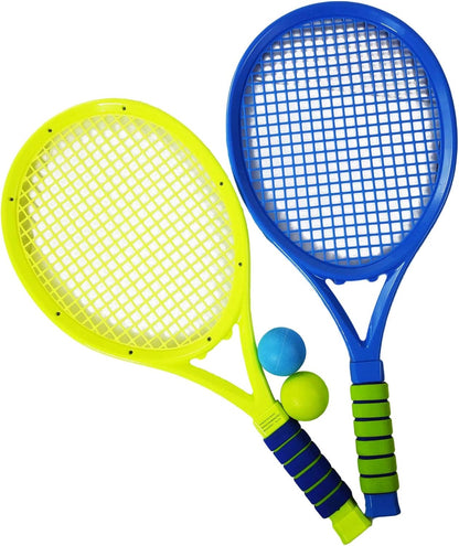 Kids Table Tennis Set - 2 Bats, 3 Balls, Net for All Ages Outdoor Playground Toy