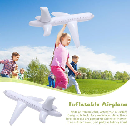 Large Balloon Airplane Toy – Foldable Aircraft Inflatable Flying Toy for Kids