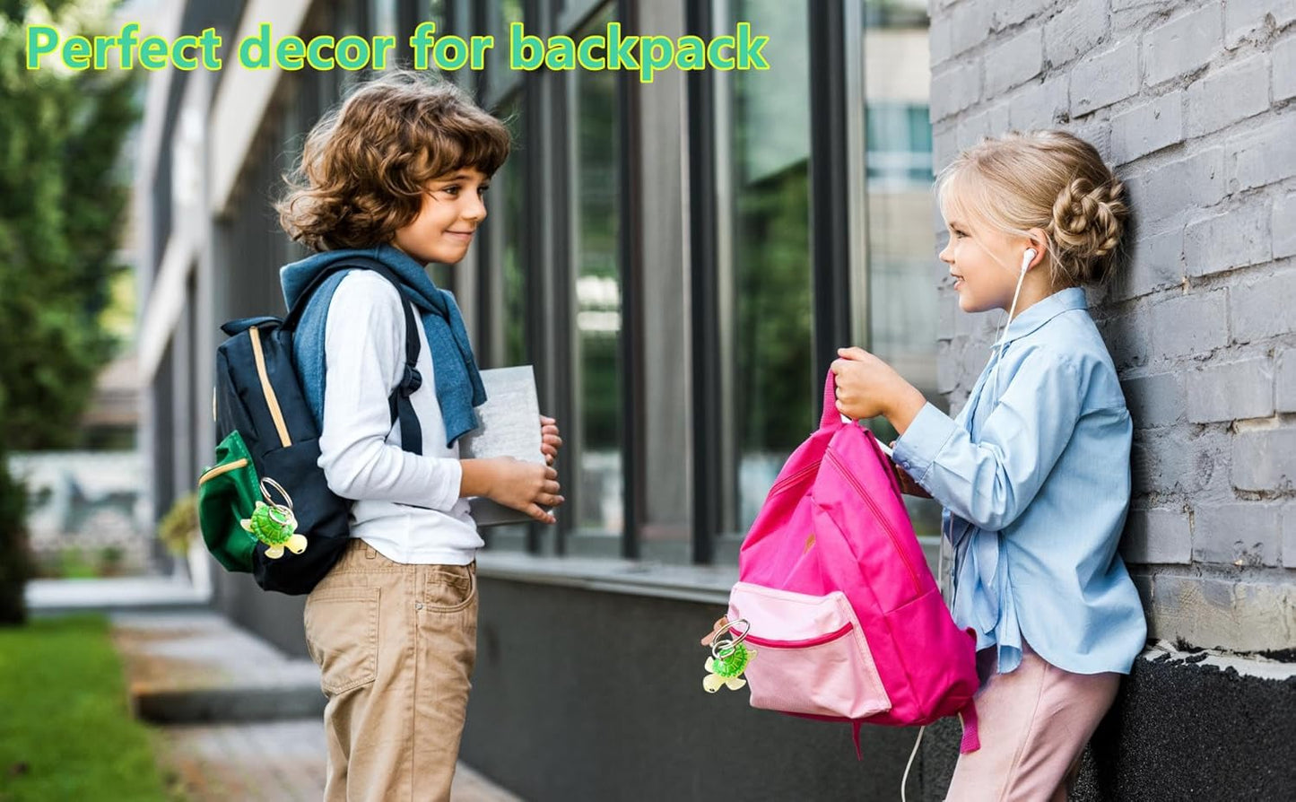 Turtle Shaped Keychain – Animal Keyring Cute Tortoise Charm for Keys & Bags