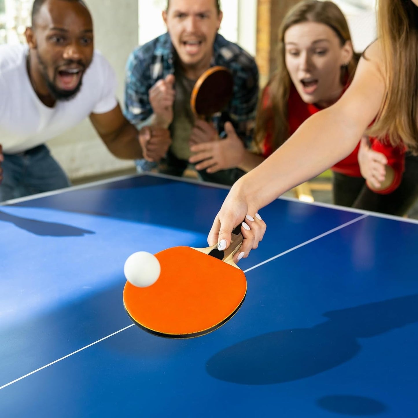 Outdoor Table Tennis Ping Pong Set with Paddles Balls for Kids