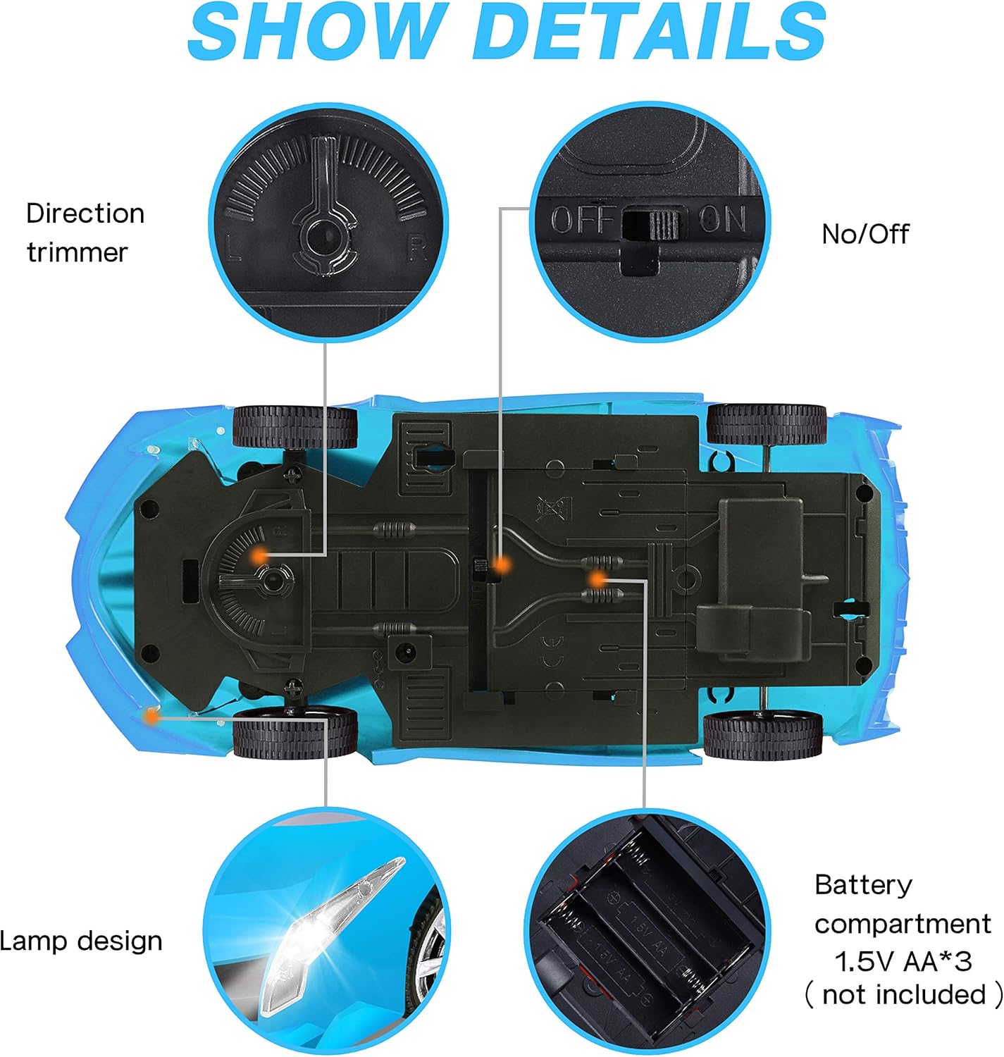 Remote Control Car for Kids UK – High Speed RC Racing Car with Drift & Off-Road Action