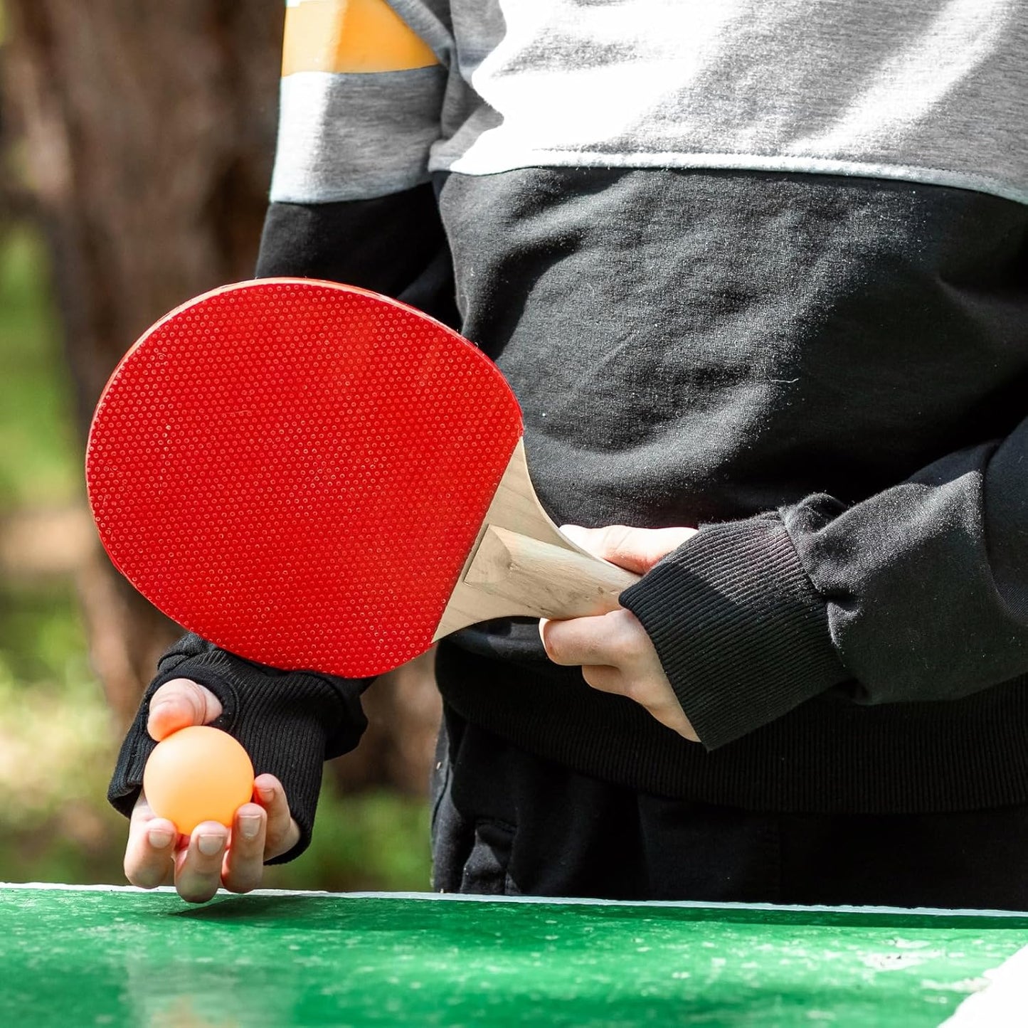 Outdoor Table Tennis Ping Pong Set with Paddles Balls for Kids